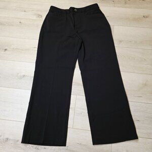 Christopher & Banks Black Dress Pants Sz 8 Petite Wide Leg